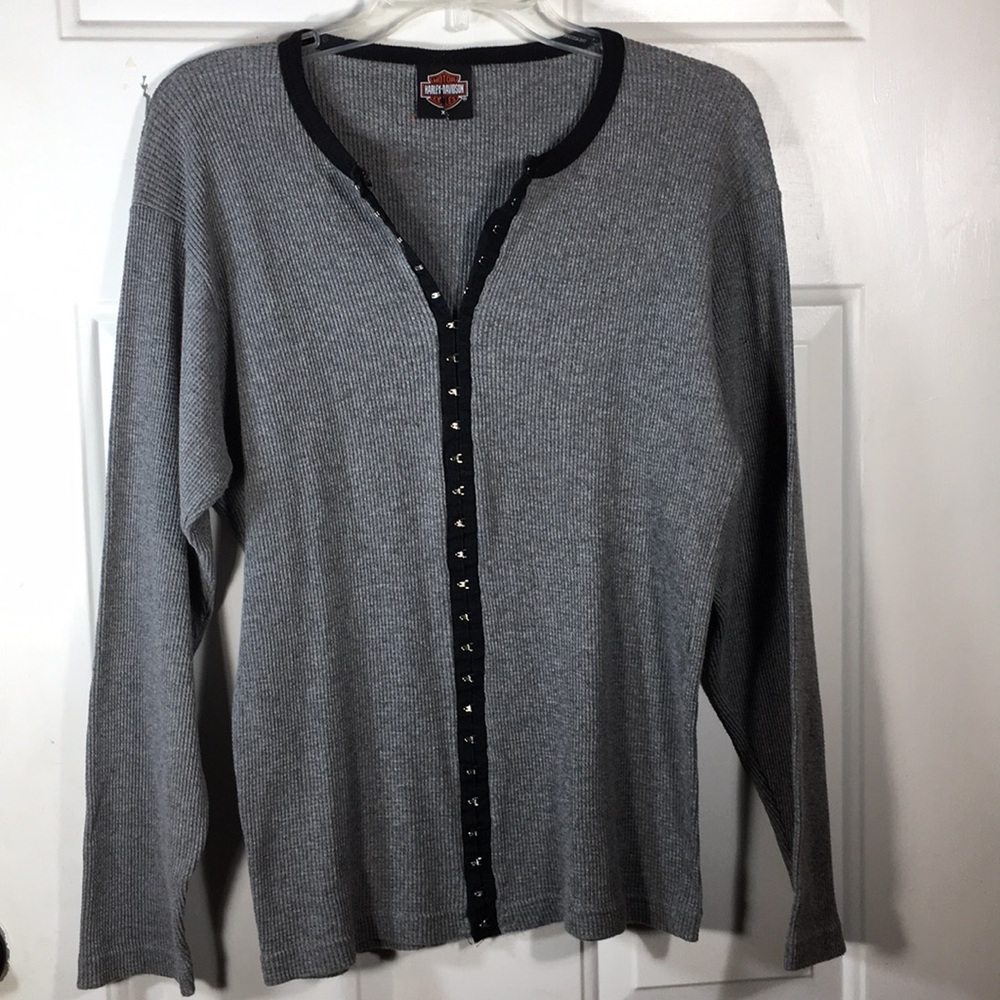 Harley Davidson long sleeve thermal top